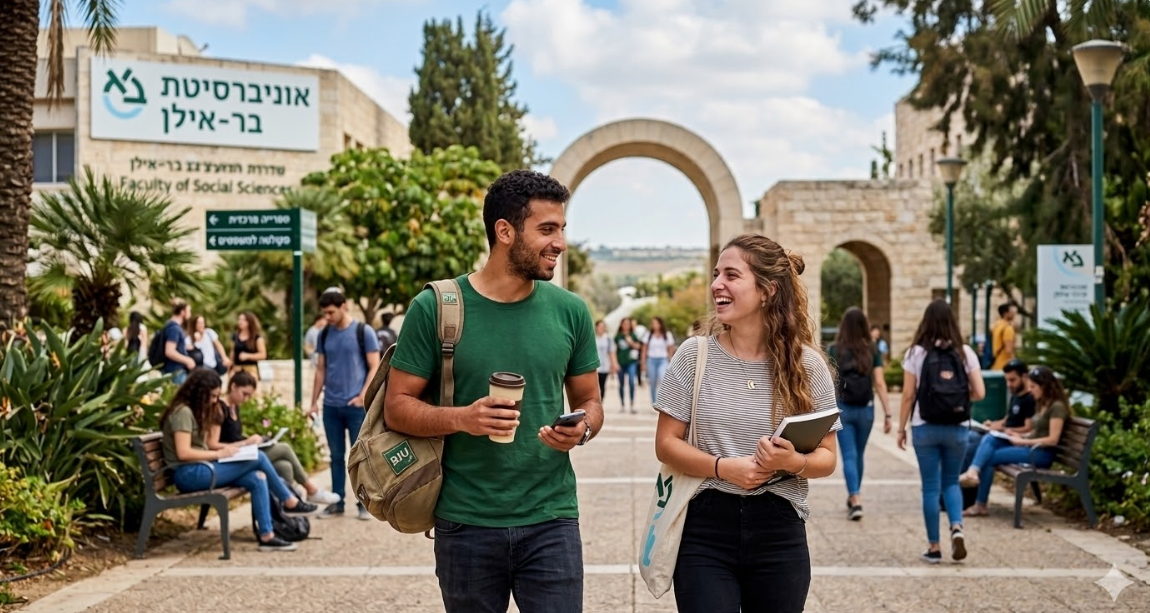 סטודנטים במחלקה לספרות משווה בר אילן