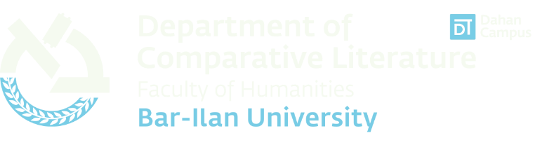 Department of Comparative Literature Bar-Ilan University